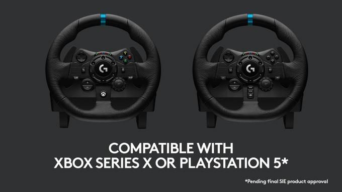 Logitech G923 TRUEFORCE Racing Wheel and Pedals for Xbox One & PC