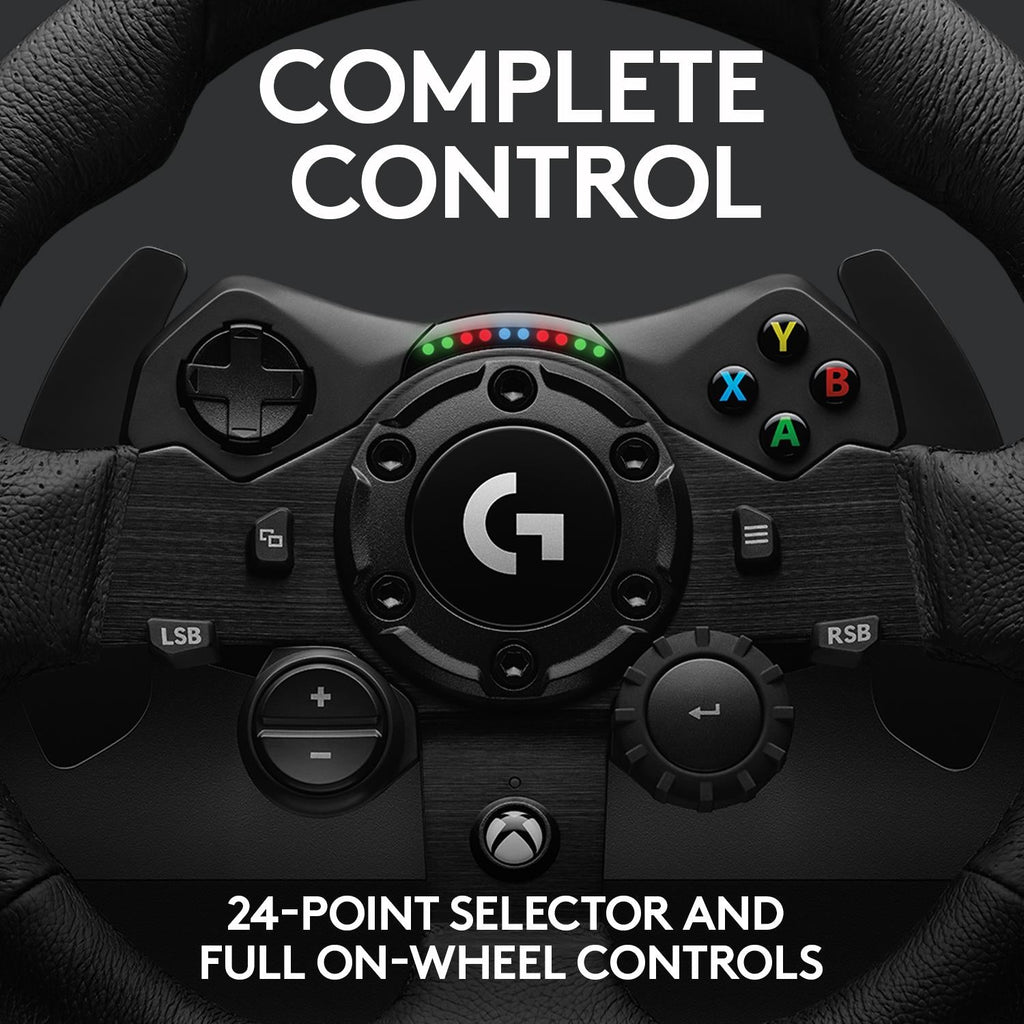 Logitech G923 TRUEFORCE Racing Wheel and Pedals for Xbox One & PC